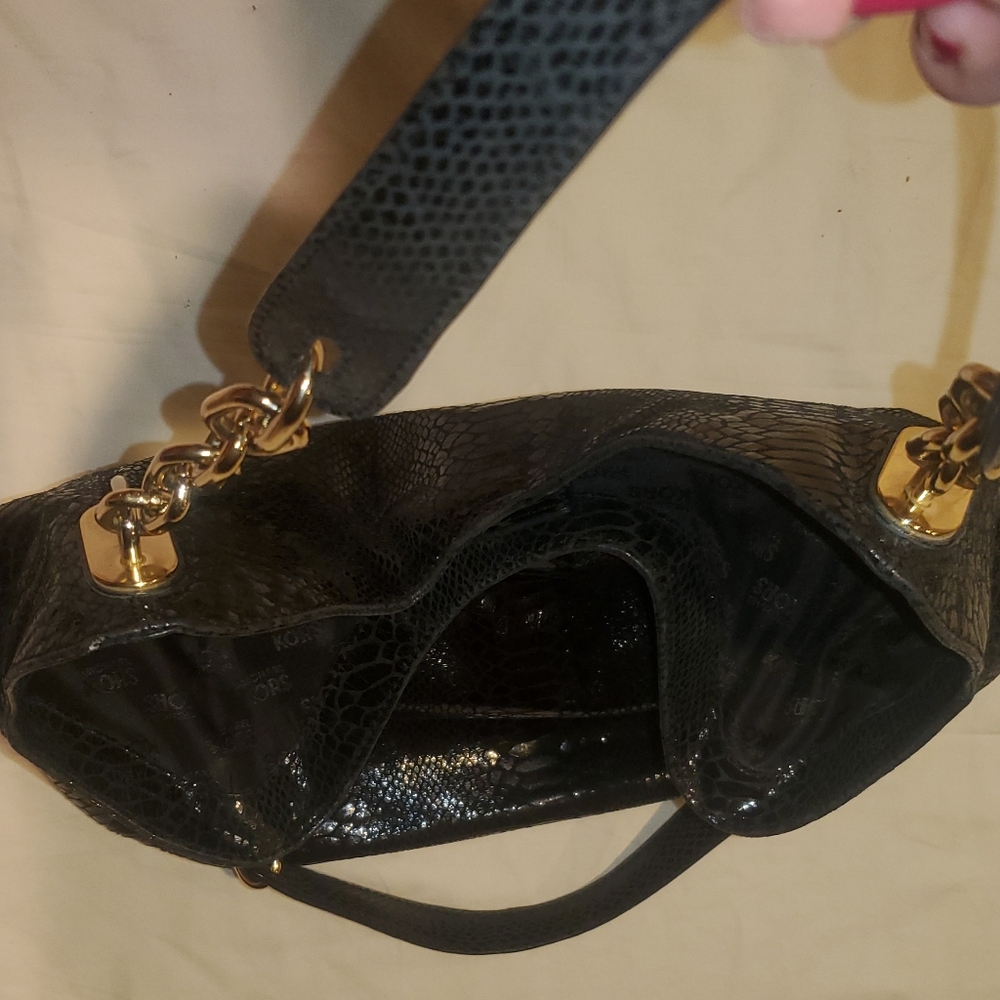 Michael KORS Patton python leather Fulton bag - Picture 7 of 11